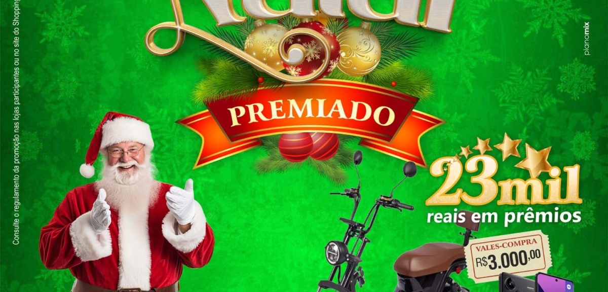 NATAL PREMIADO DARÁ 23 MIL EM PRÊMIOS